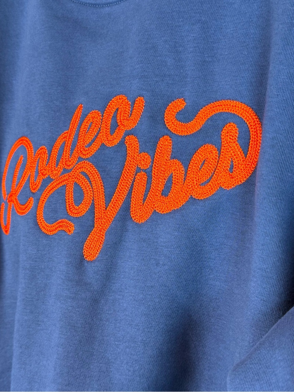 Houston Livestock & Rodeo Embroidered Rodeo Vibes Crewneck Sweatshirt - Picture 6 of 7